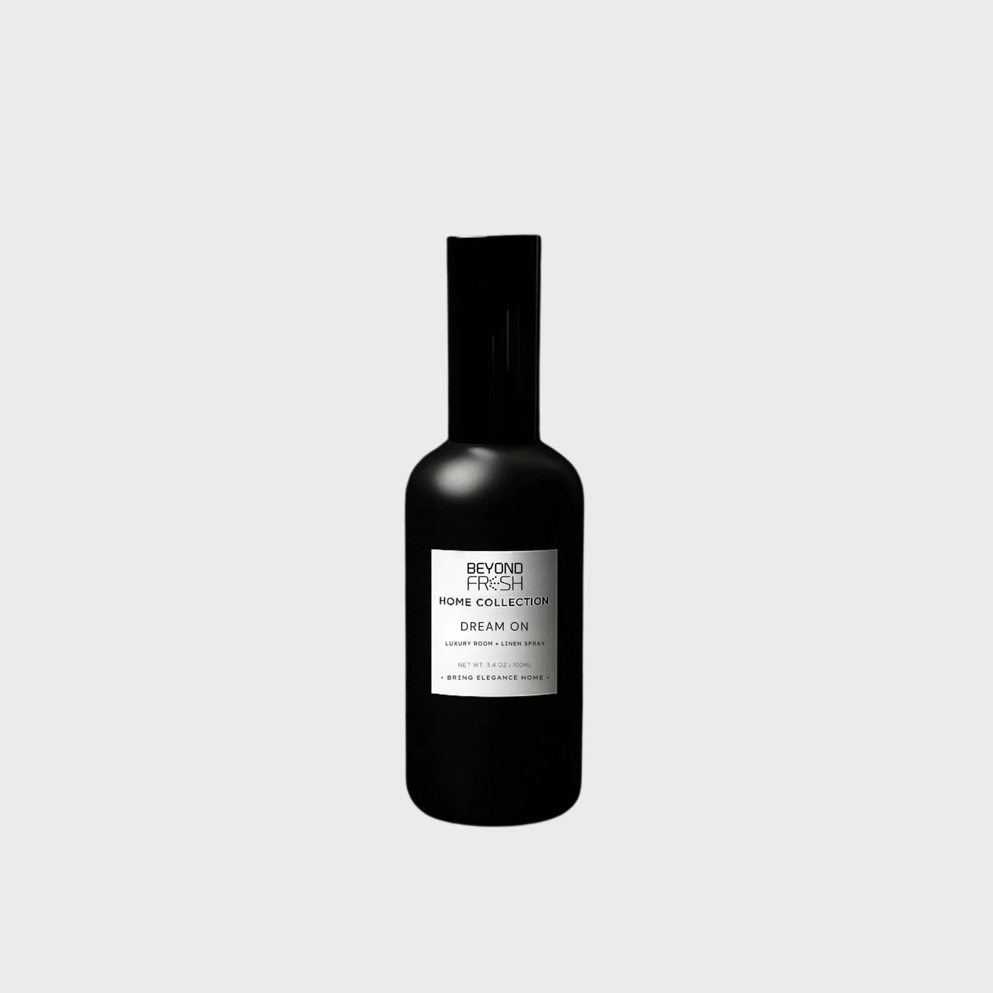 100 ml black bottle of Home Collection Room Spray, Dream On scent on white background